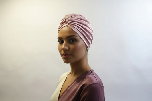 Nigerian Pink and Blue Turban wear