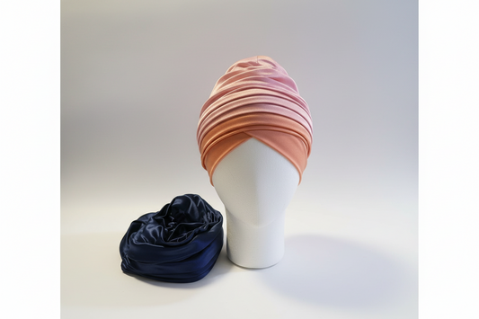 Nigerian Pink and Blue Turban wear